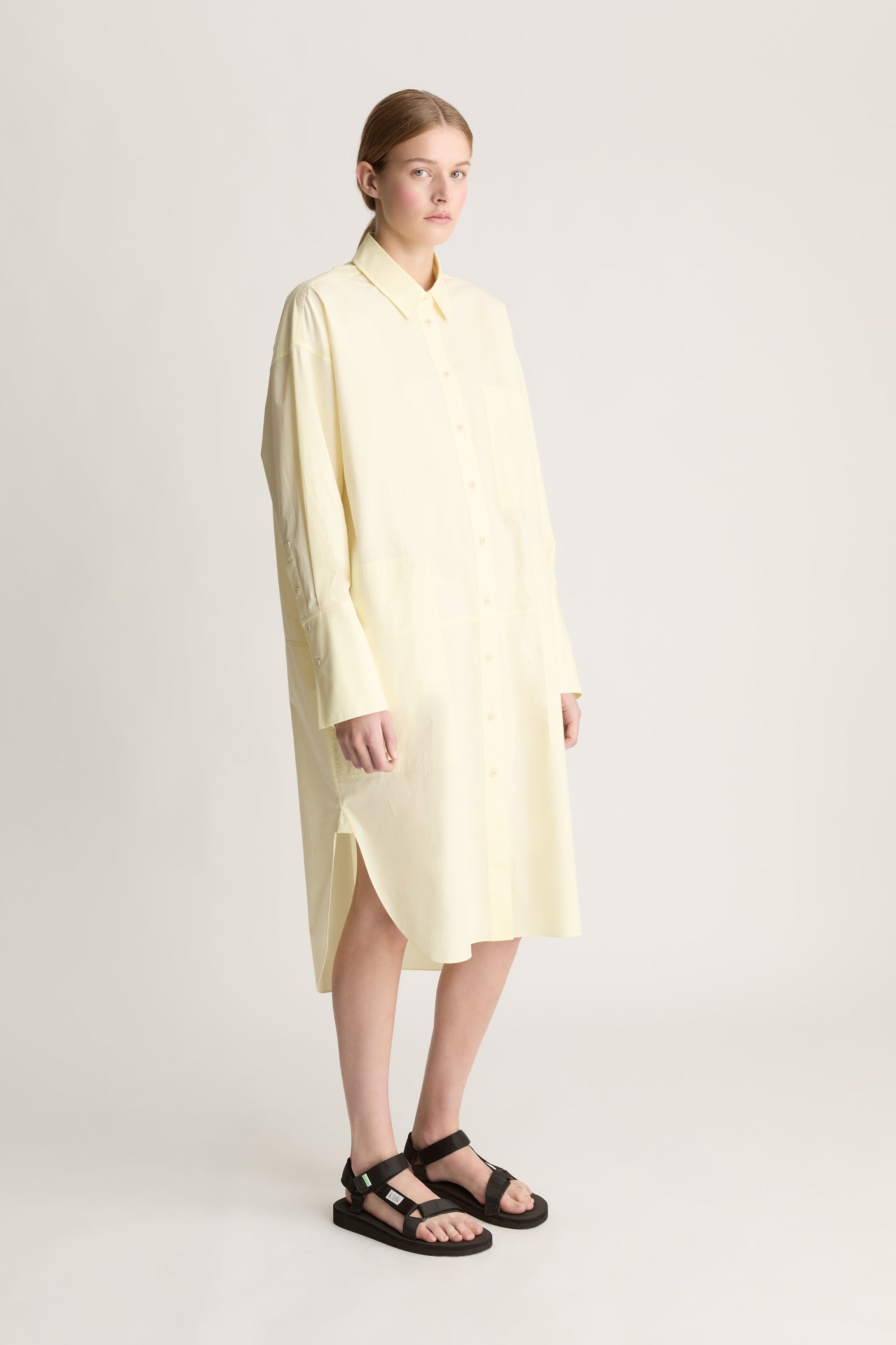 LM Poplin LS Shirt Dress