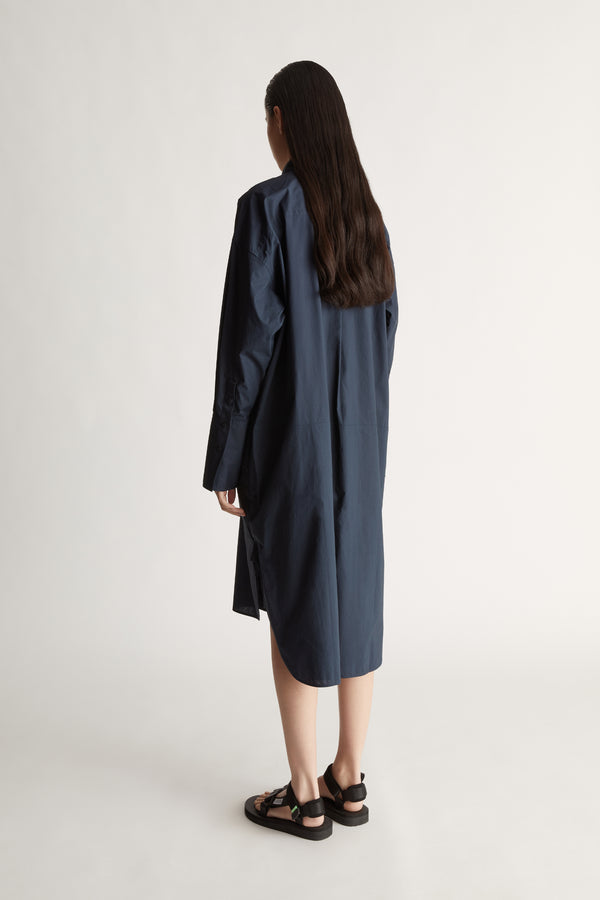 LM Poplin LS Shirt Dress