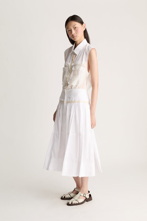 Charlotte Pleat Skirt
