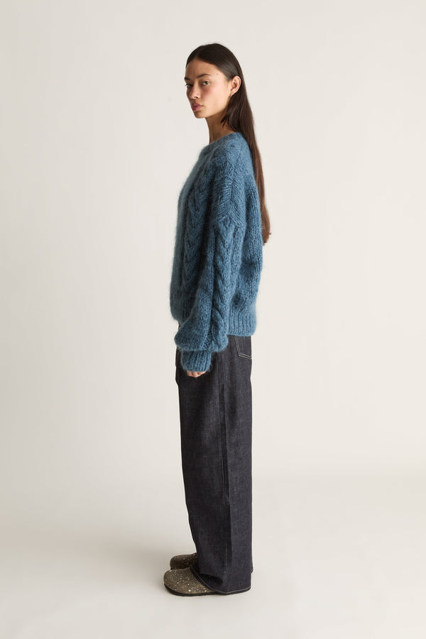 Frisson Hand Knit Crewneck