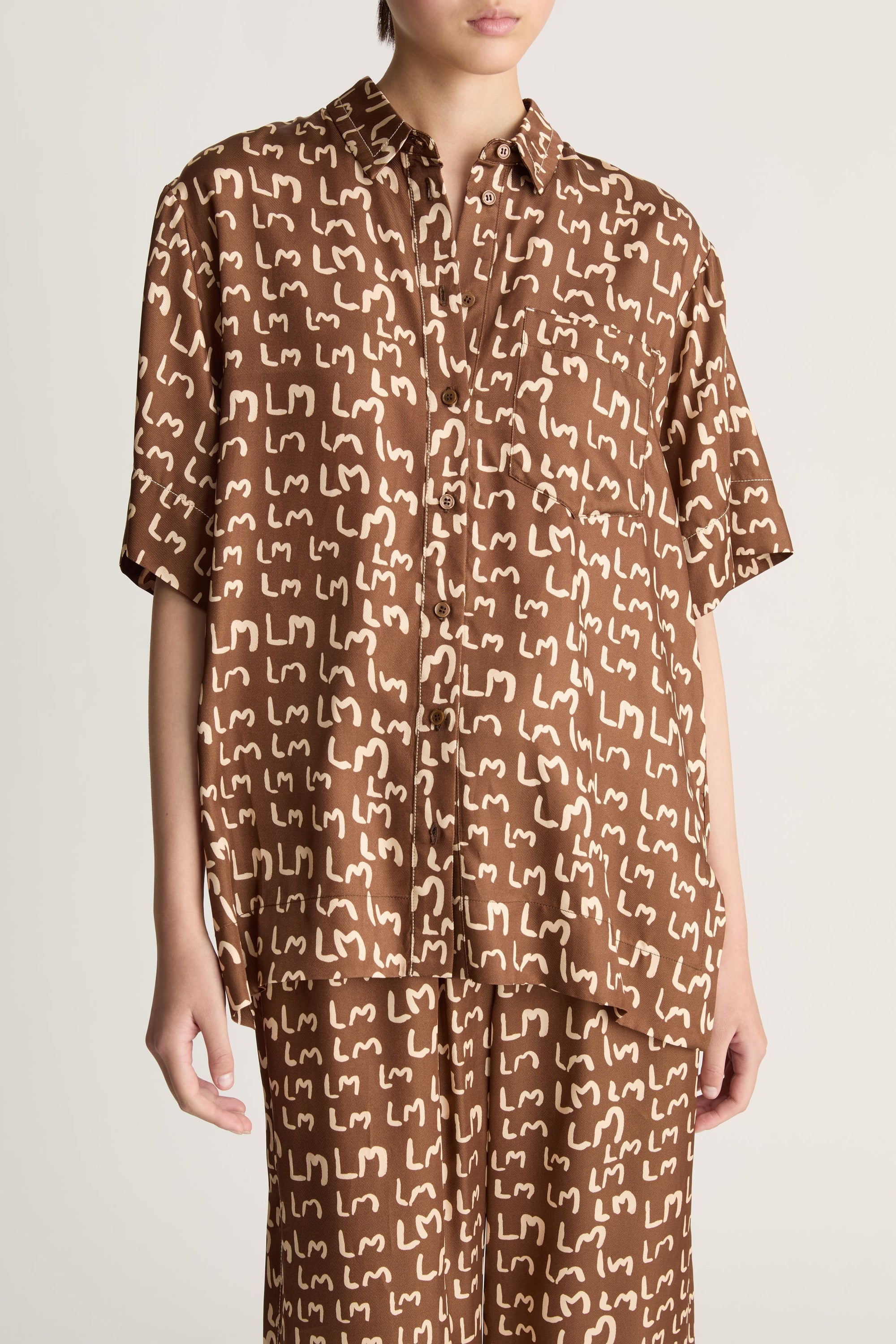 LM Monogram Short Sleeve Shirt