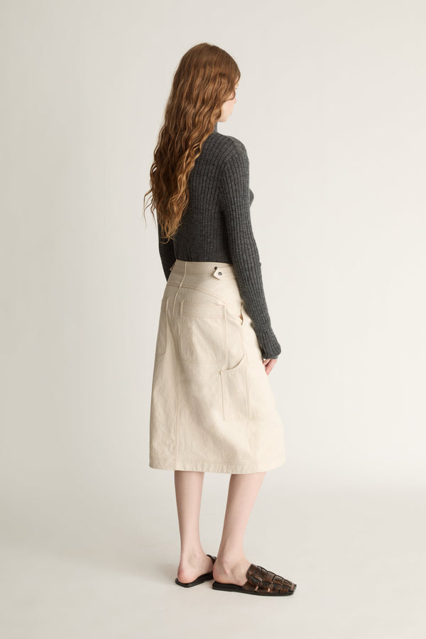 Lenny Canvas Worker Skirt