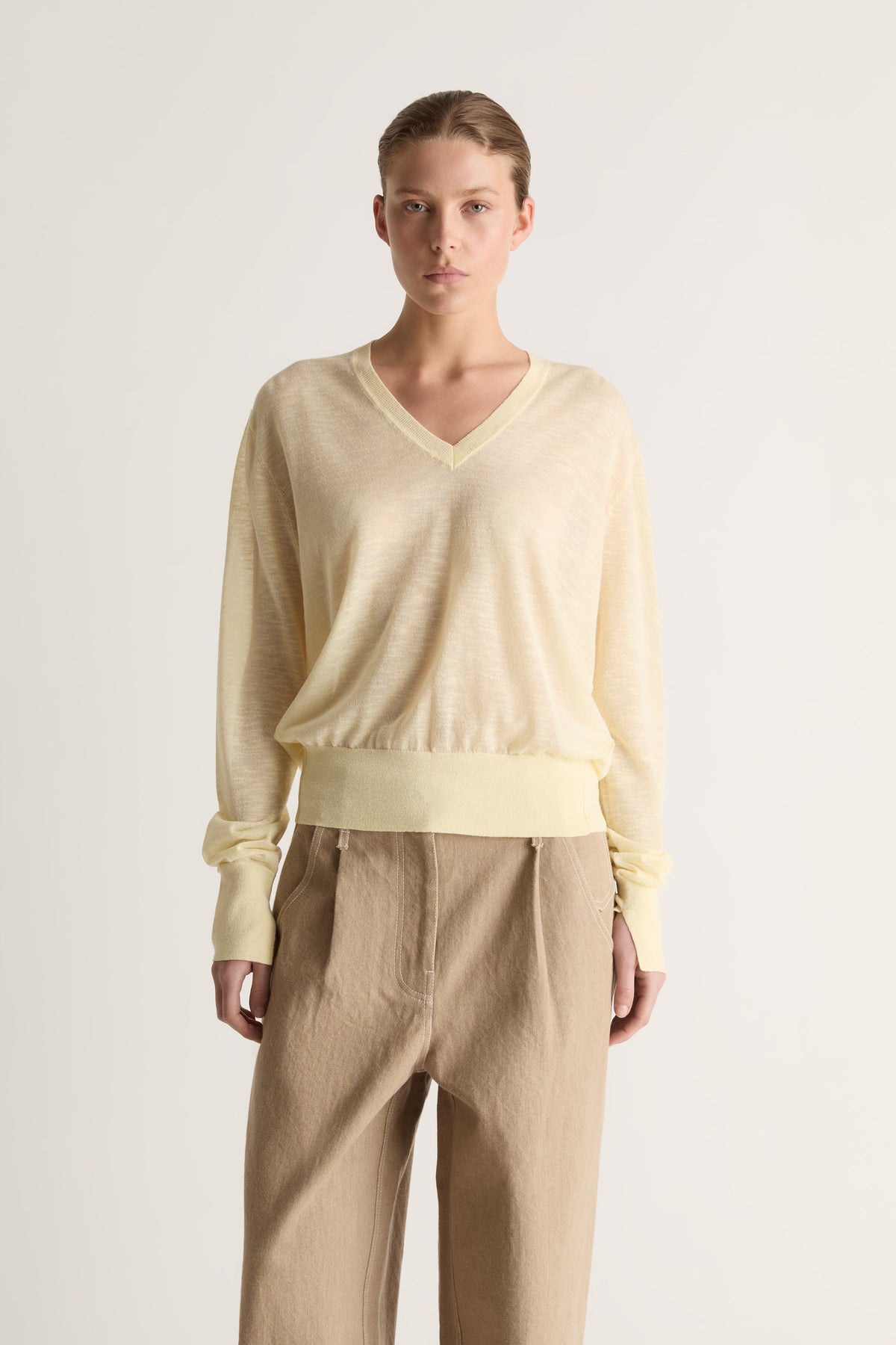 Aino Knit V Neck Sweater