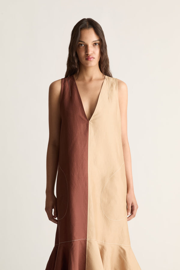 Amanda V Neck Dress
