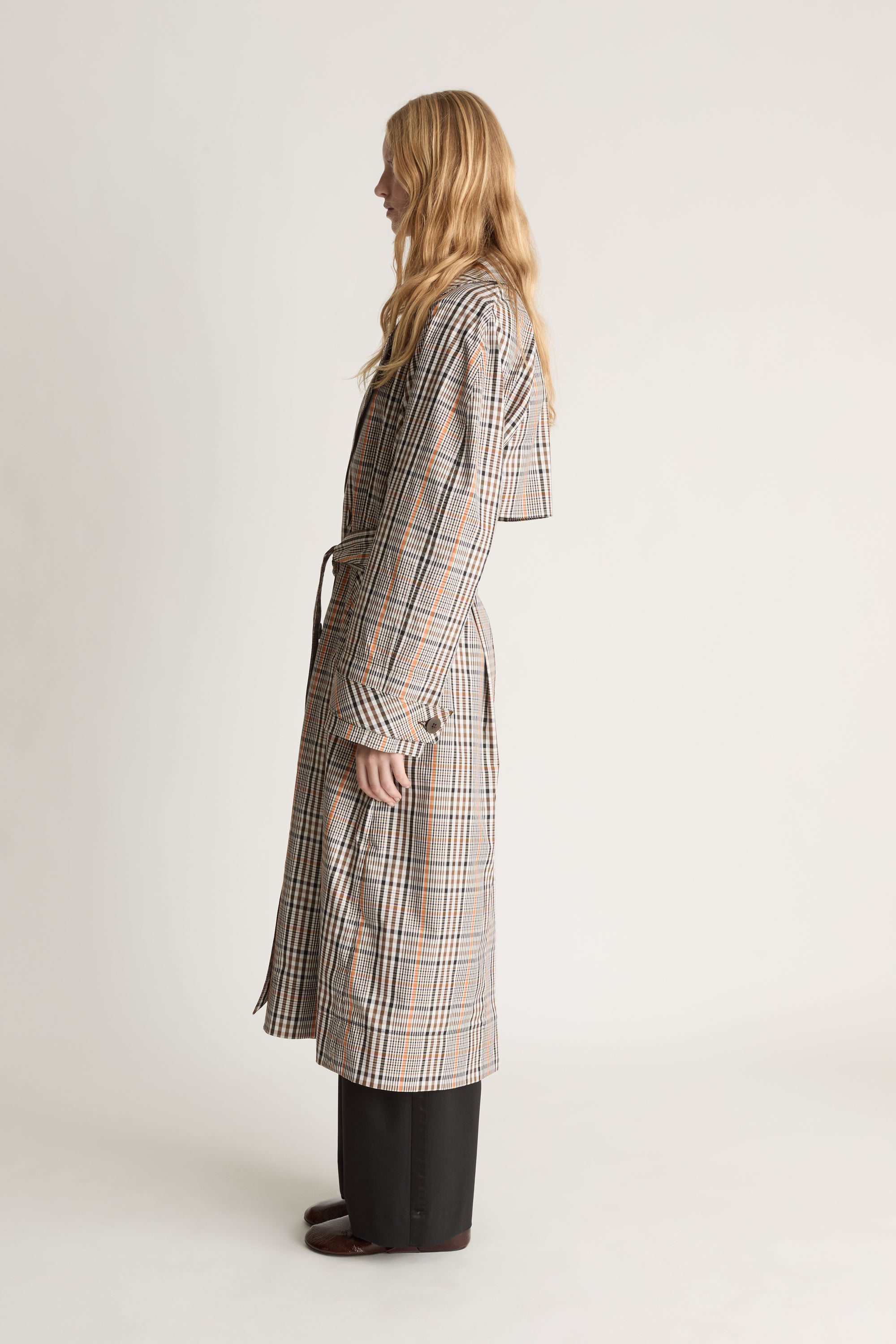 Beaton Check Trench Coat