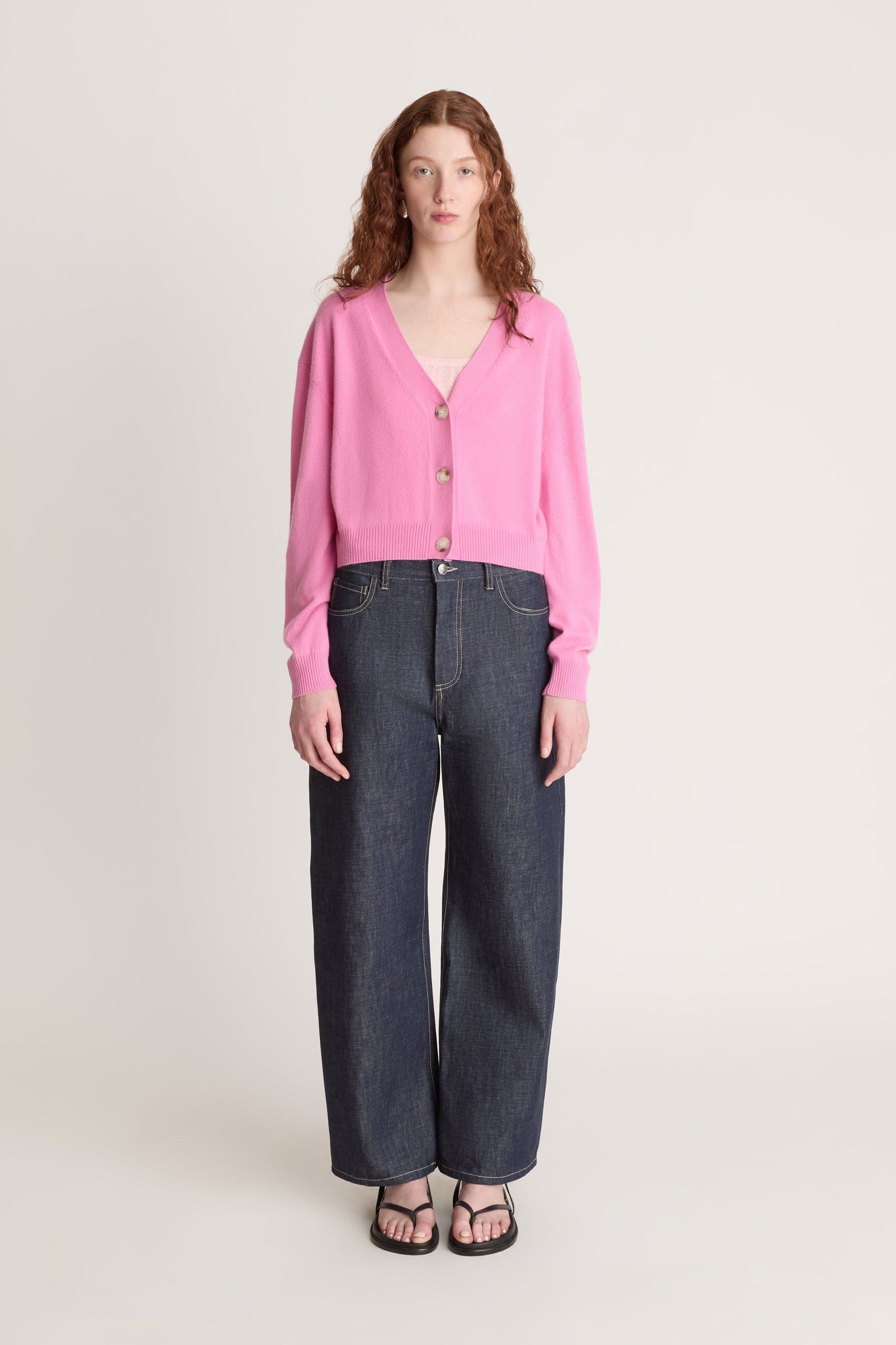 Cashmere V Neck Cardigan