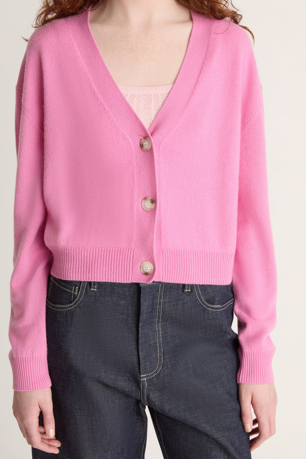 Cashmere V Neck Cardigan