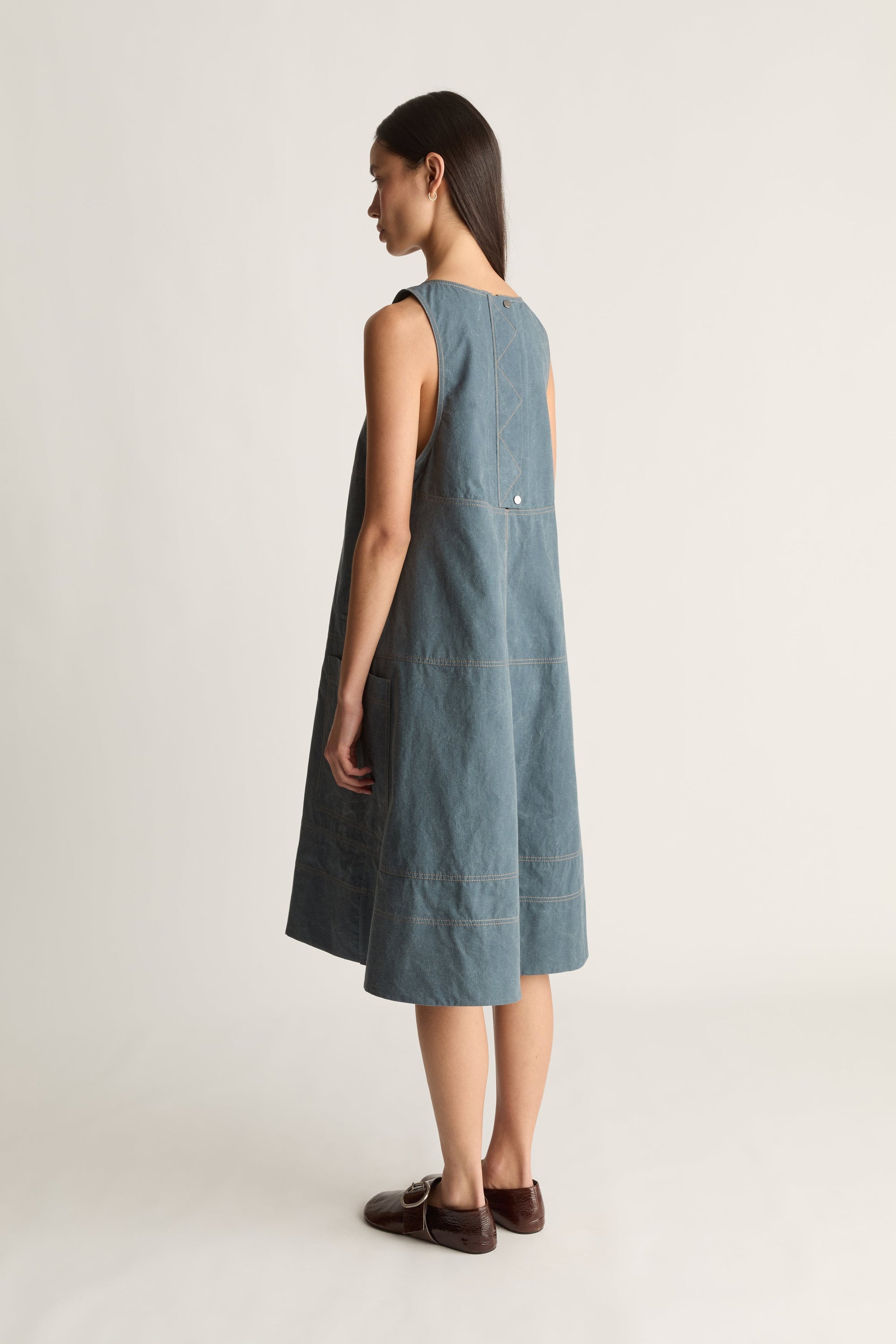 Cecil Cotton Apron Dress