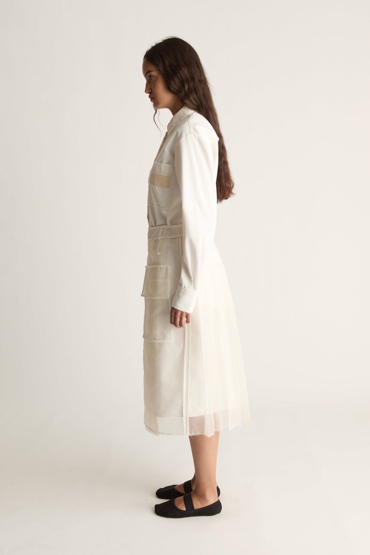 Corinne Organza Pleat Skirt