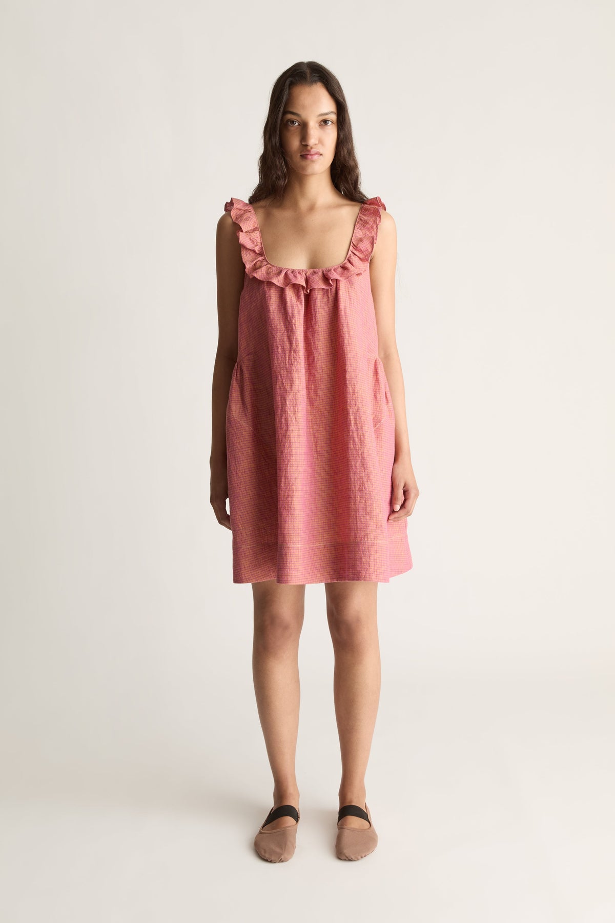 Elissa Check Mini Dress