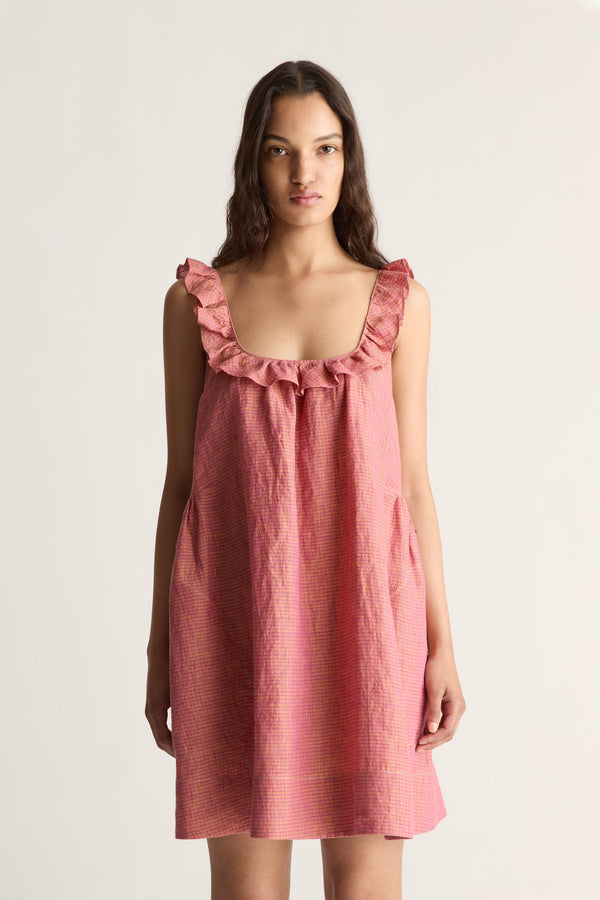 Elissa Check Mini Dress