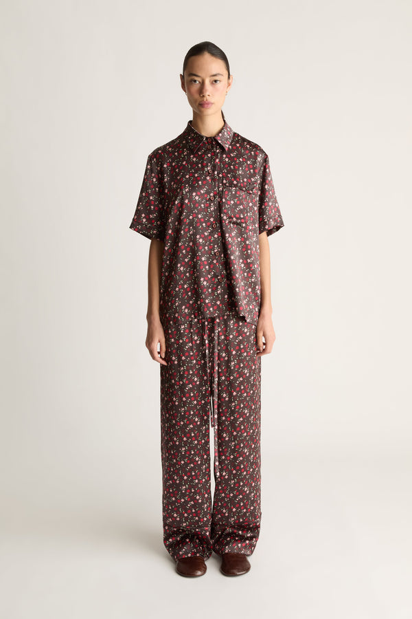 Flora Silk SS Shirt