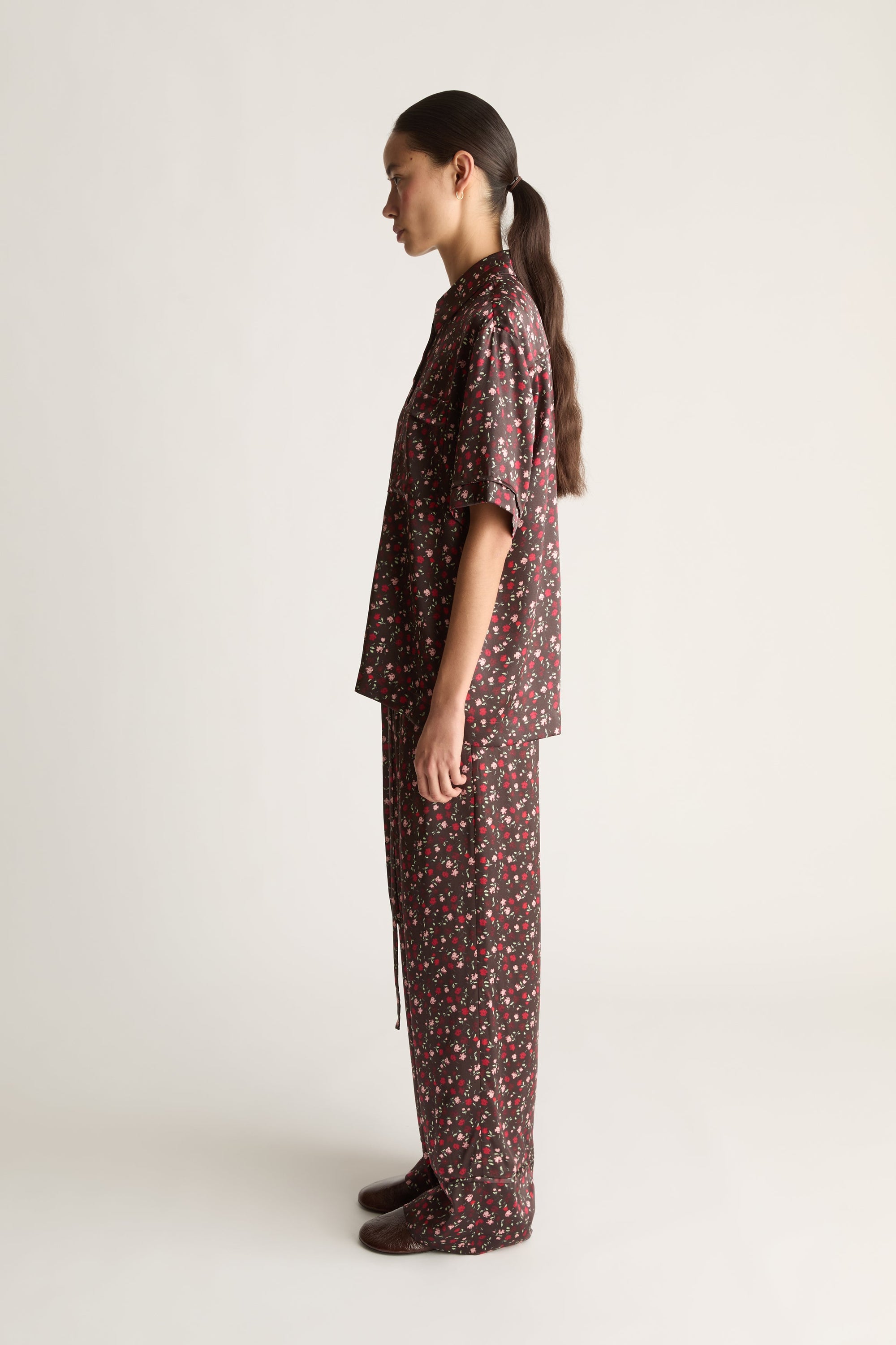 Flora Silk SS Shirt
