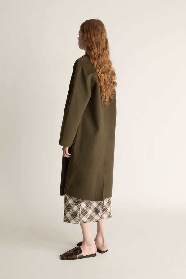 Florentine Drop Collar Cashmere Coat