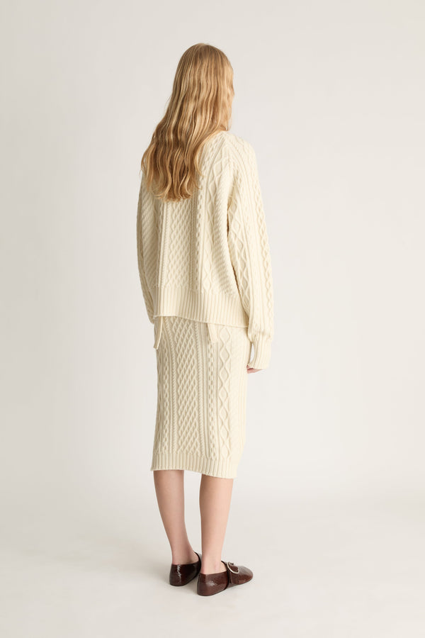 Guiness Cable Knit Cardigan