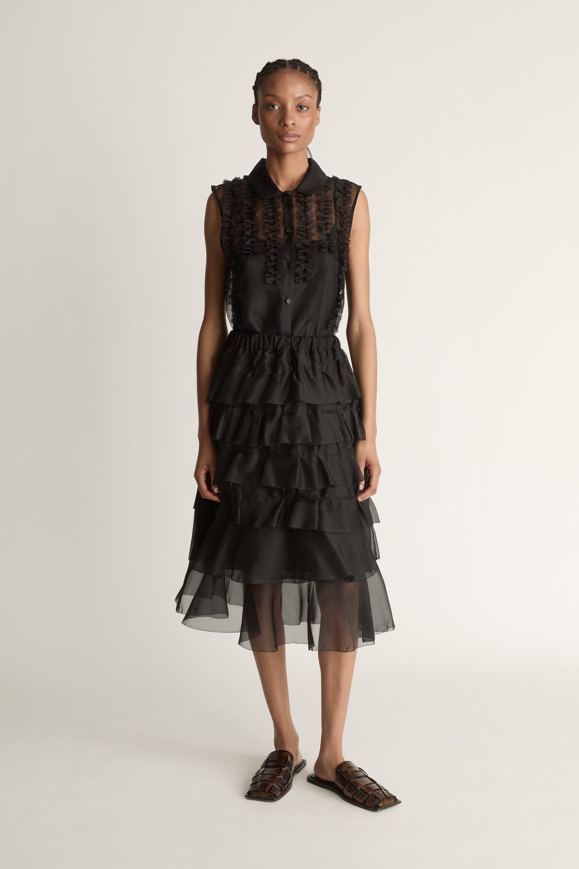 Innes Organza Ruffle Skirt