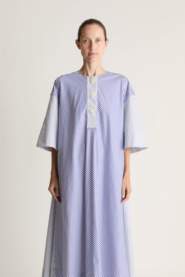 Ivy Stripe Shirt Dress