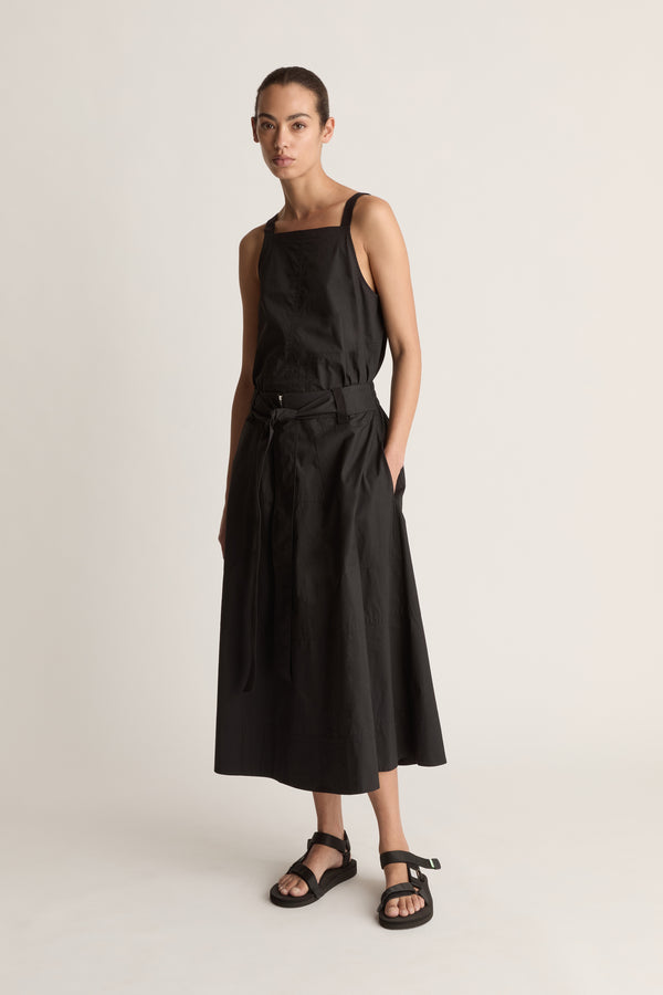 LM Poplin Flare Skirt