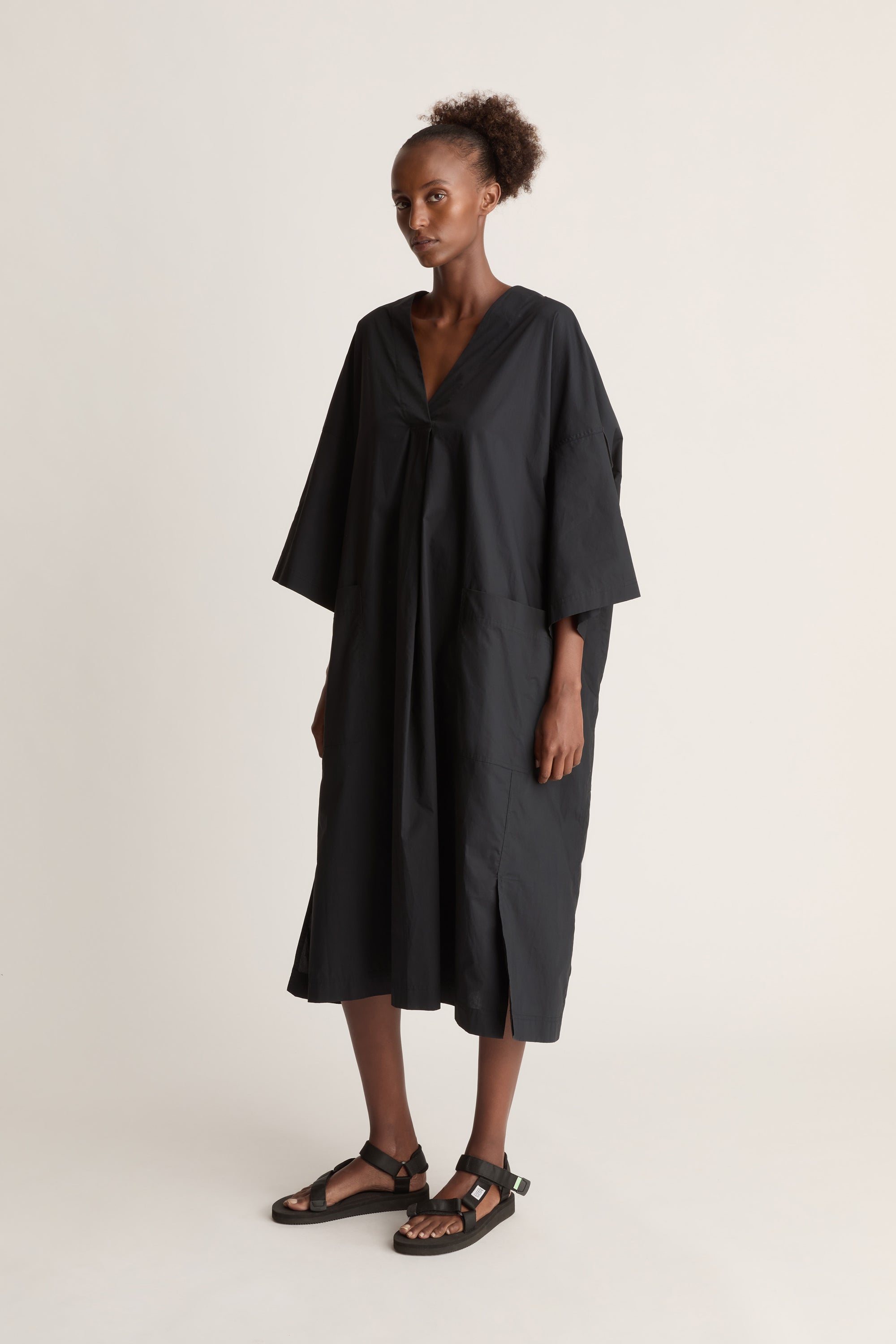 LM Poplin Oversized Tee Dress
