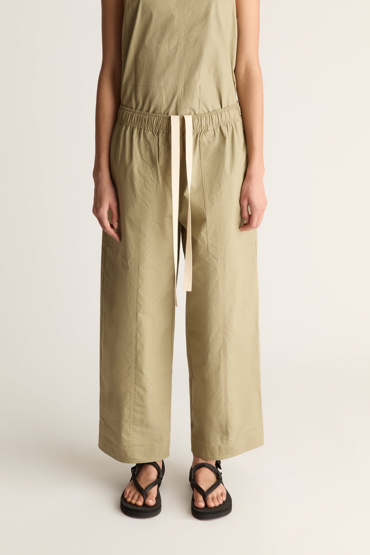 LM Poplin Wide Leg Pant