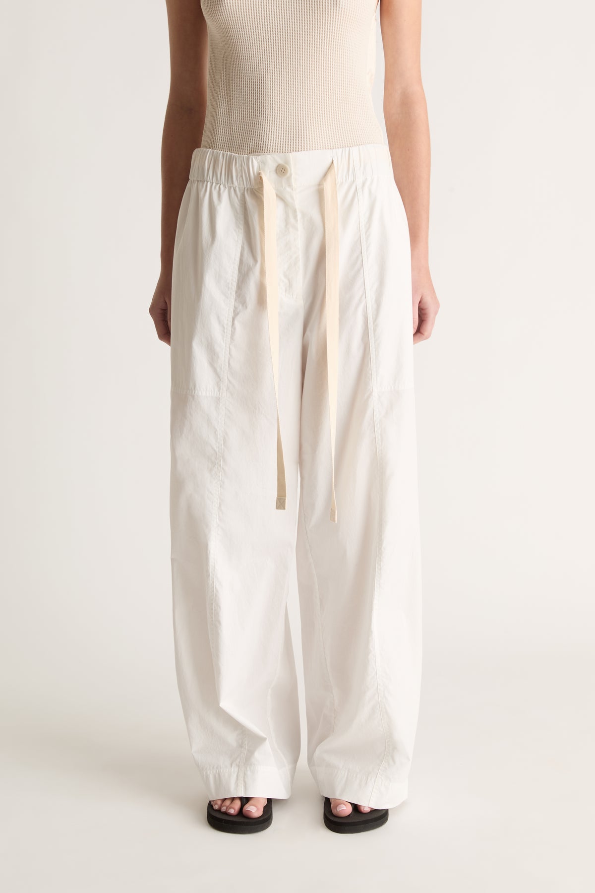 LM Poplin Wide Leg Pant