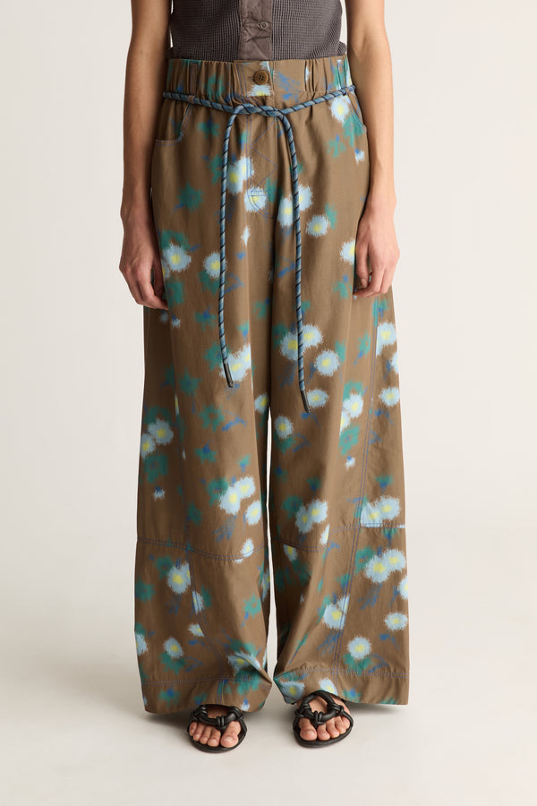 Lettie Silk Wide Leg Pant
