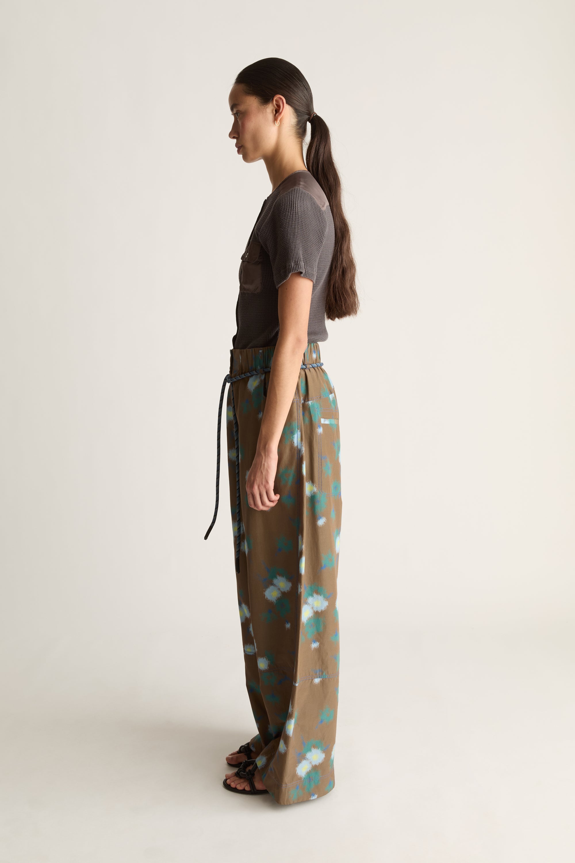 Lettie Silk Wide Leg Pant