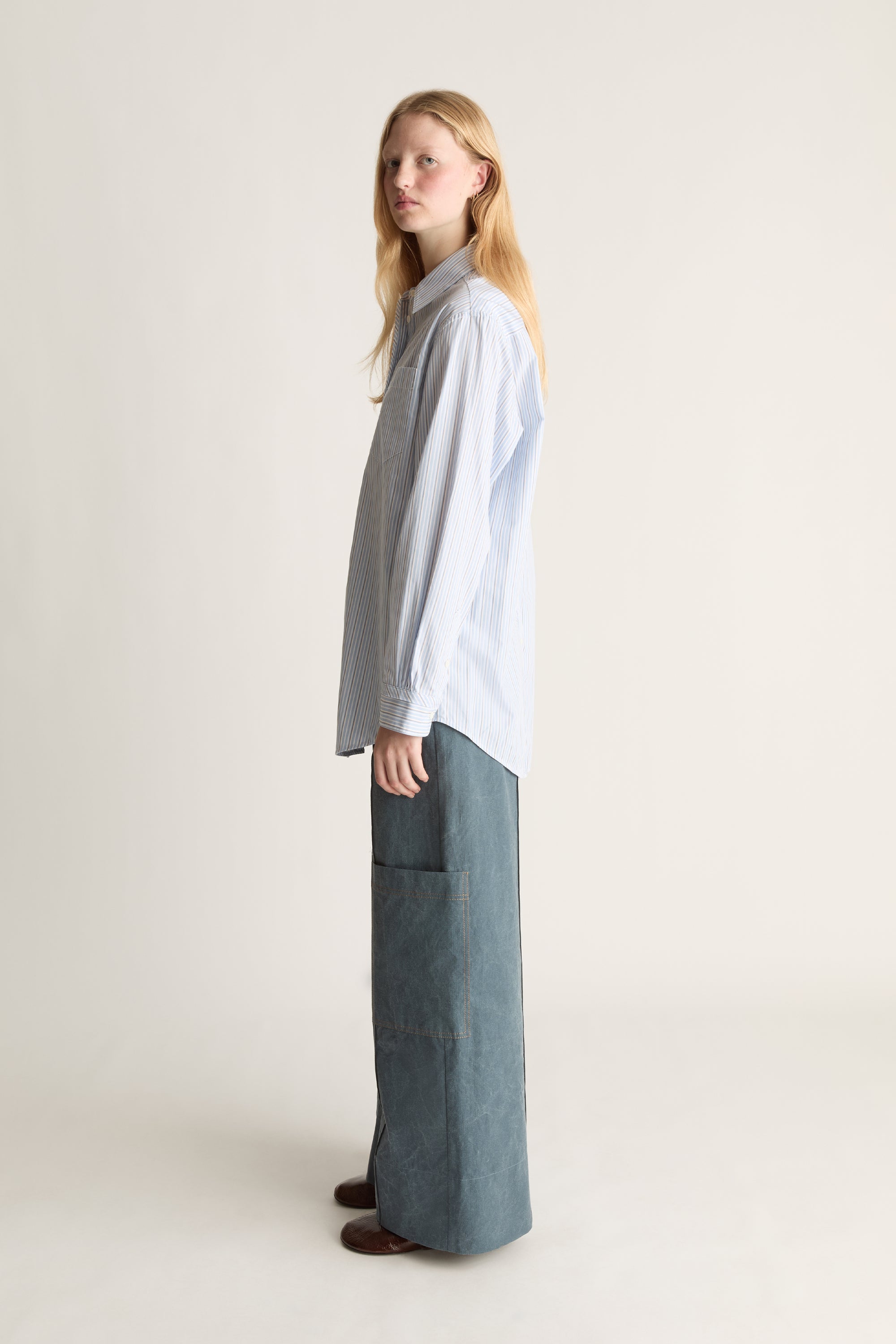 Melrose Stripe Cotton Shirt
