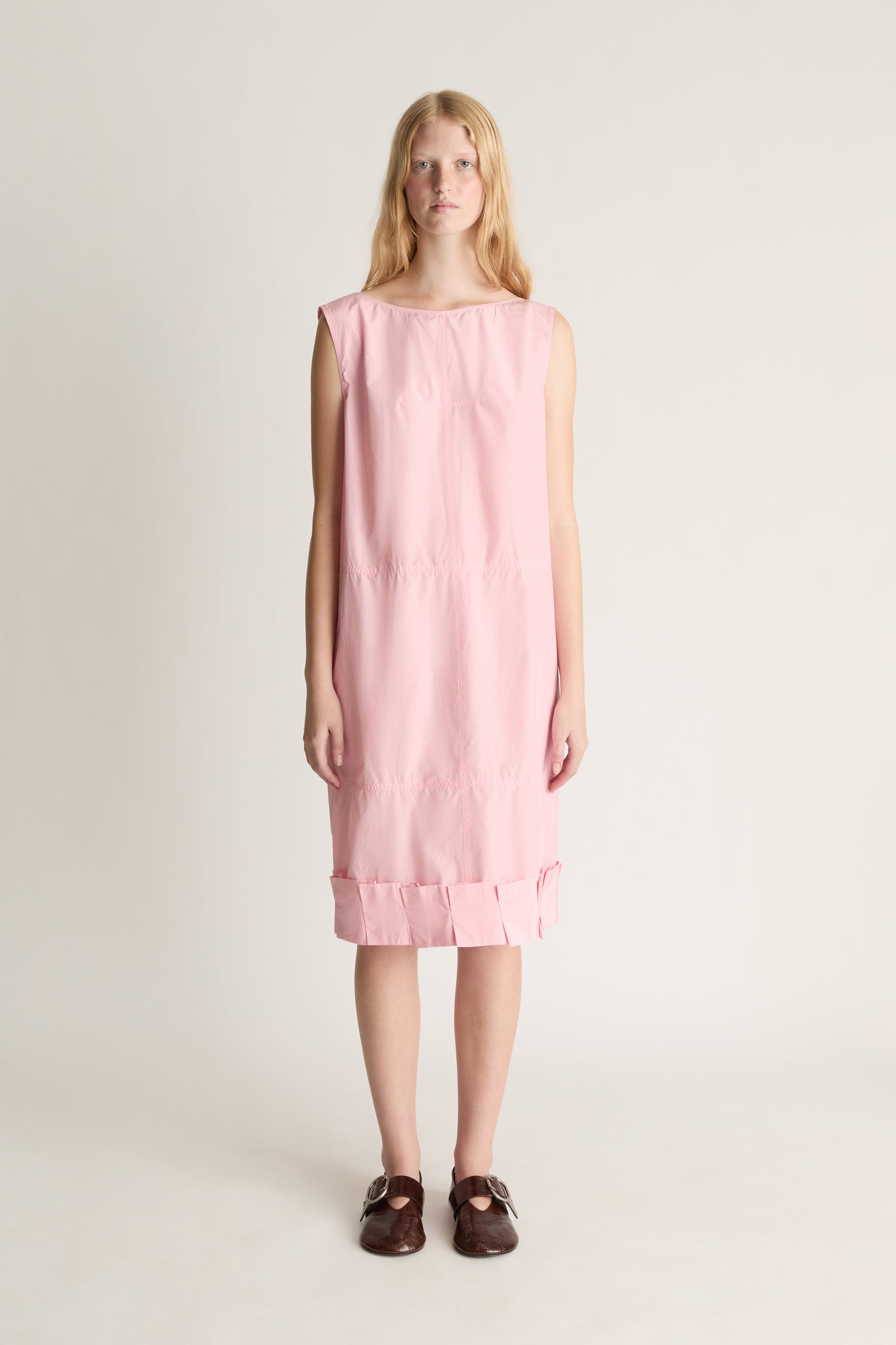 Nina Silk Ruffle Dress