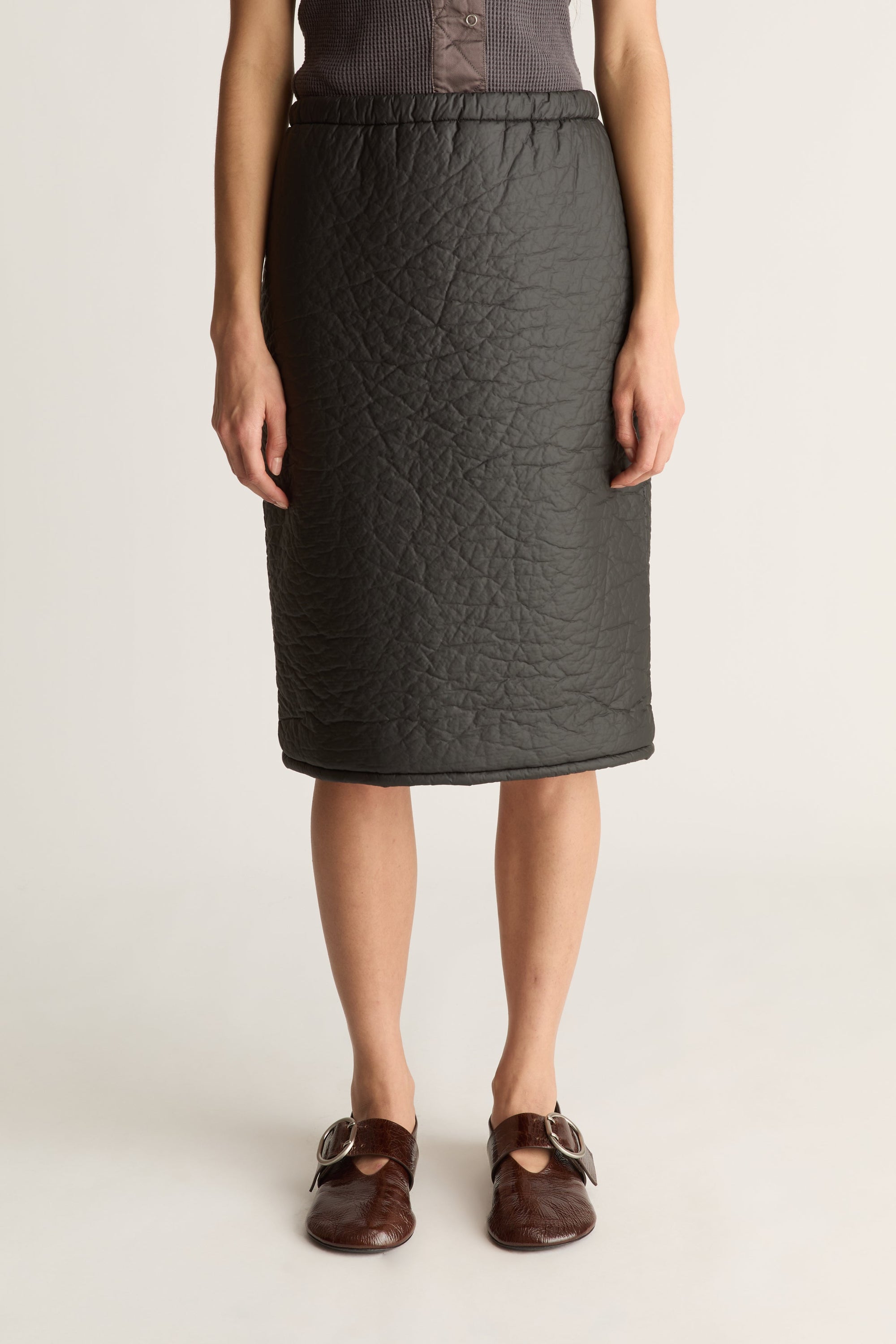 Puff Midi Skirt