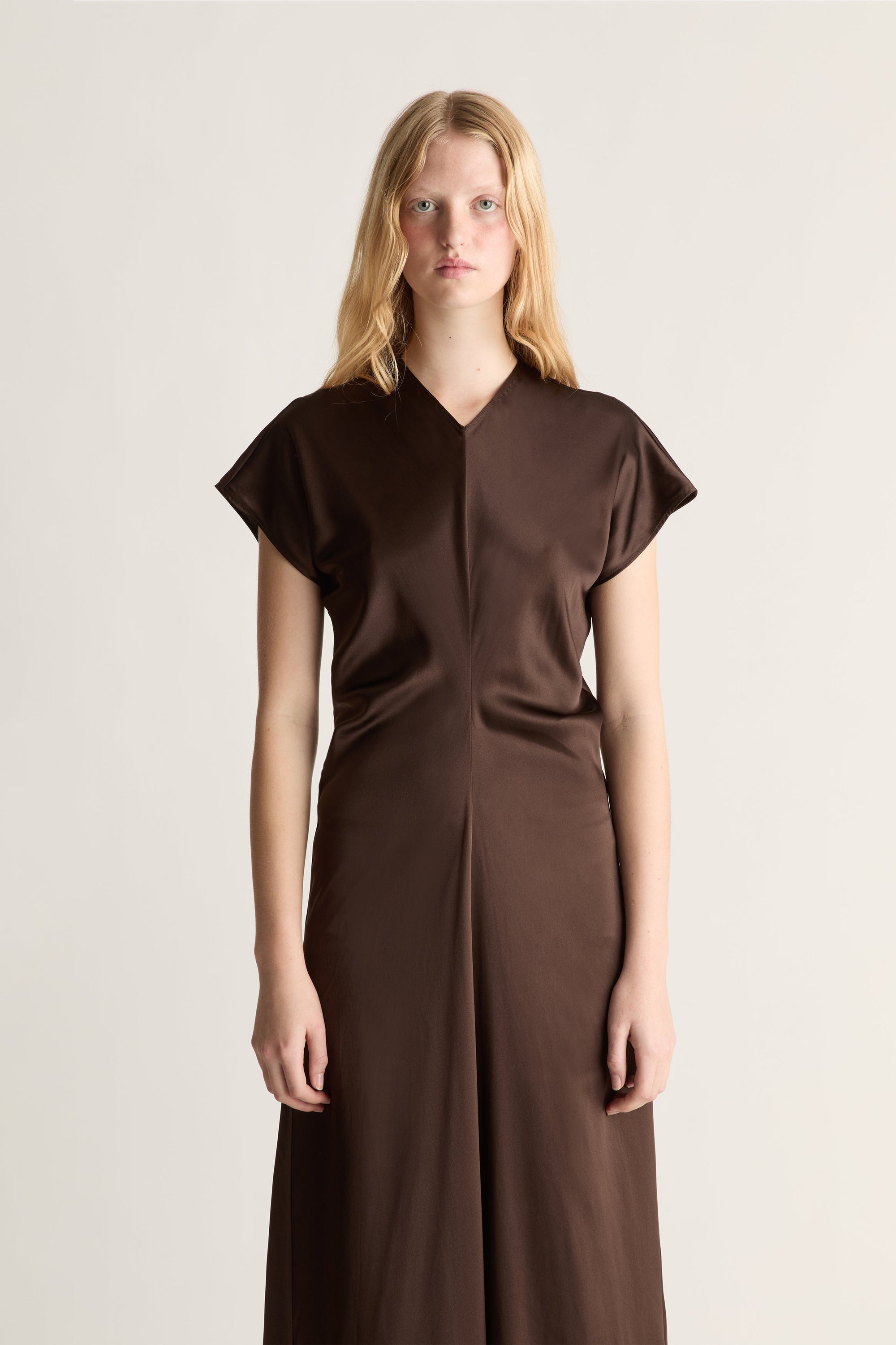 Stella Silk Satin Maxi Dress