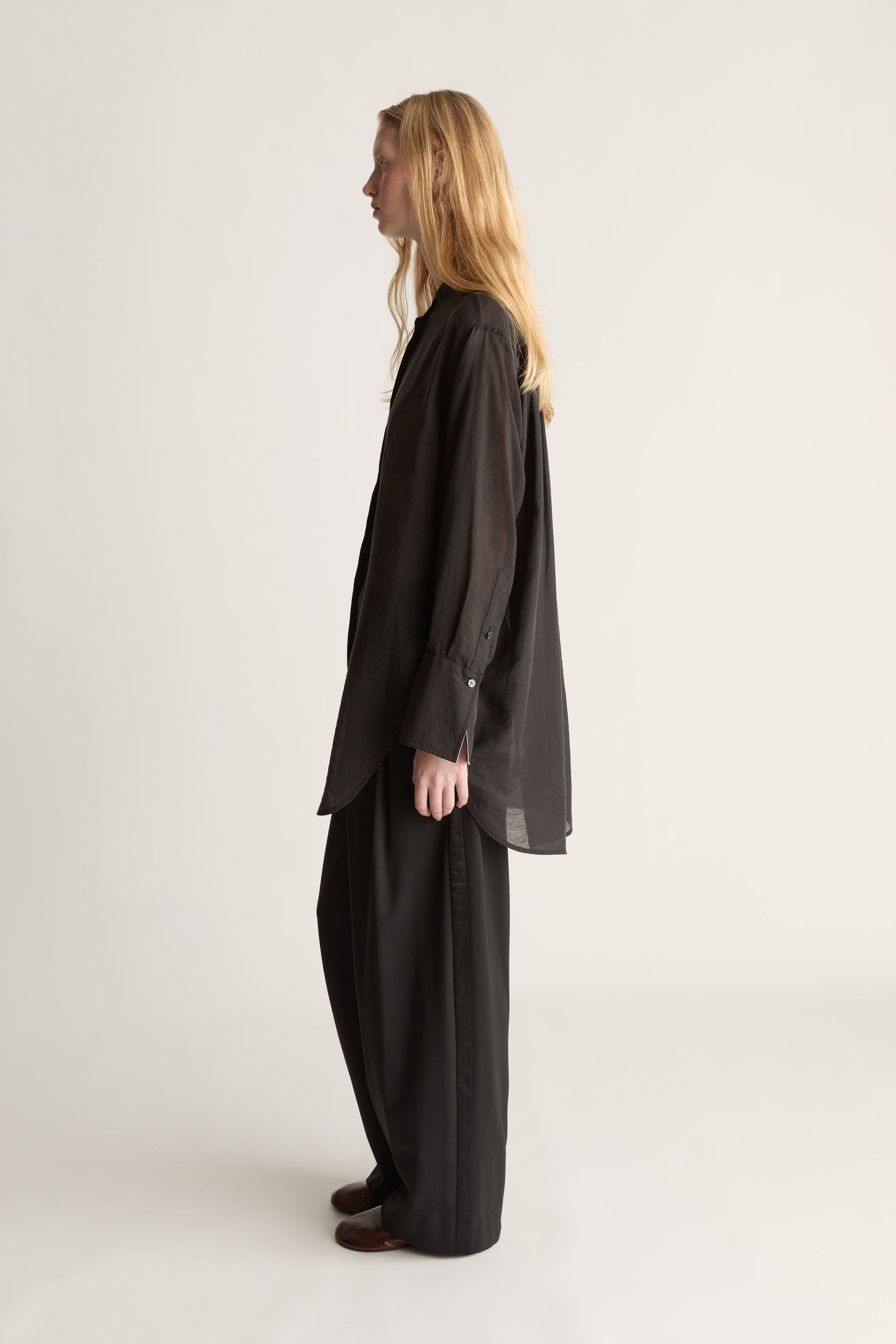 Symes Gathered LS Shirt