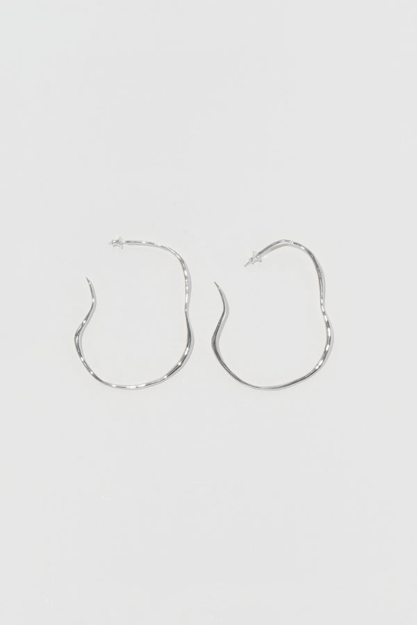 Faris Large Vero Hoops Silver