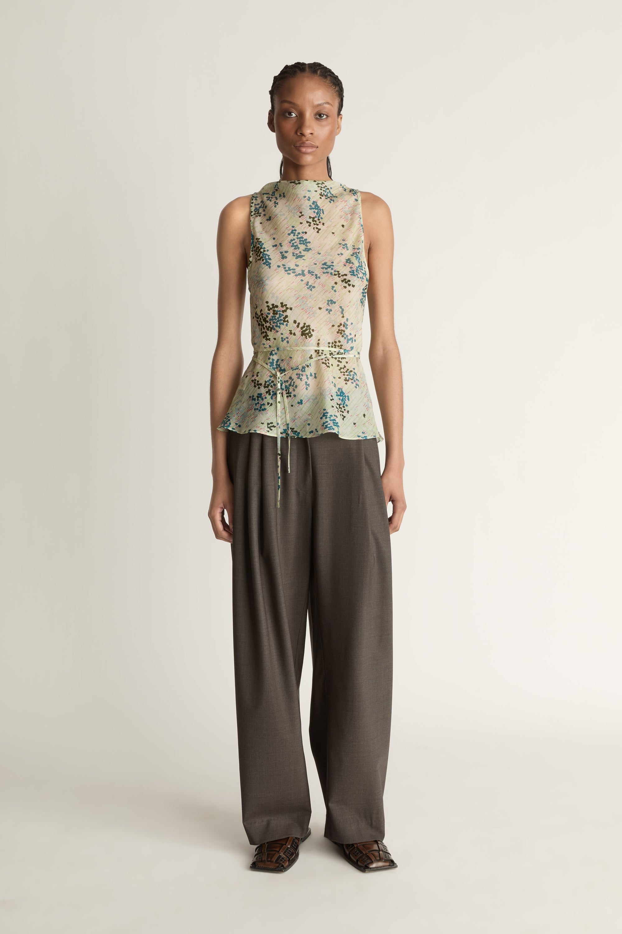 Willow Silk Bias Top
